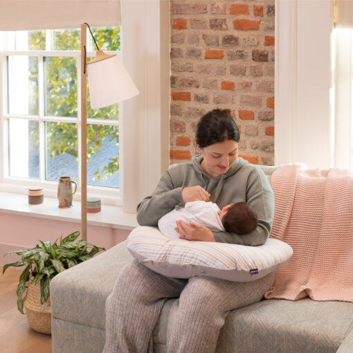 clevacushion nursing pillow and baby nest