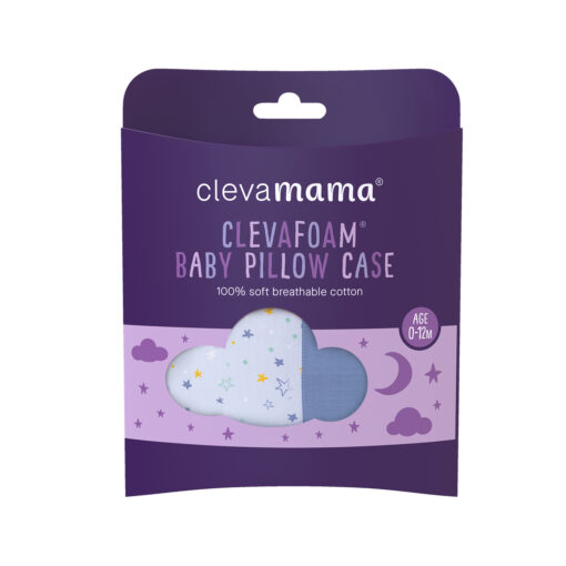 blue baby pillow case