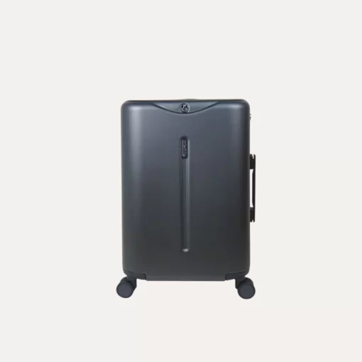 front view of the miamily multicarry luggage midnight black